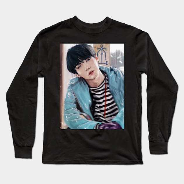 yoongi Long Sleeve T-Shirt by sxprs